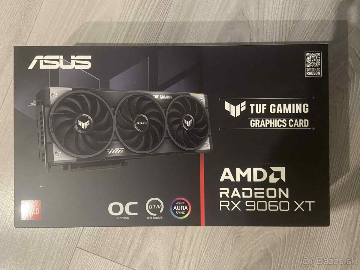 ASUS TUF Radeon RX 9060 XT O16G GAMING