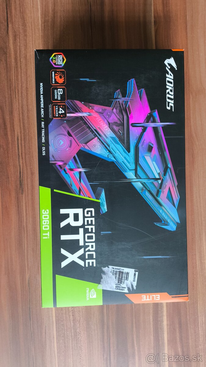 GIGABYTE AORUS GeForce RTX 3060 Ti ELITE 8G (rev. 2.0)