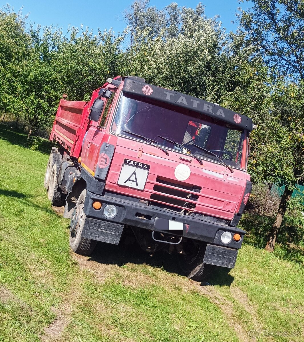 Odvoz dovoz s Tatra 815, tatrobager, minibager