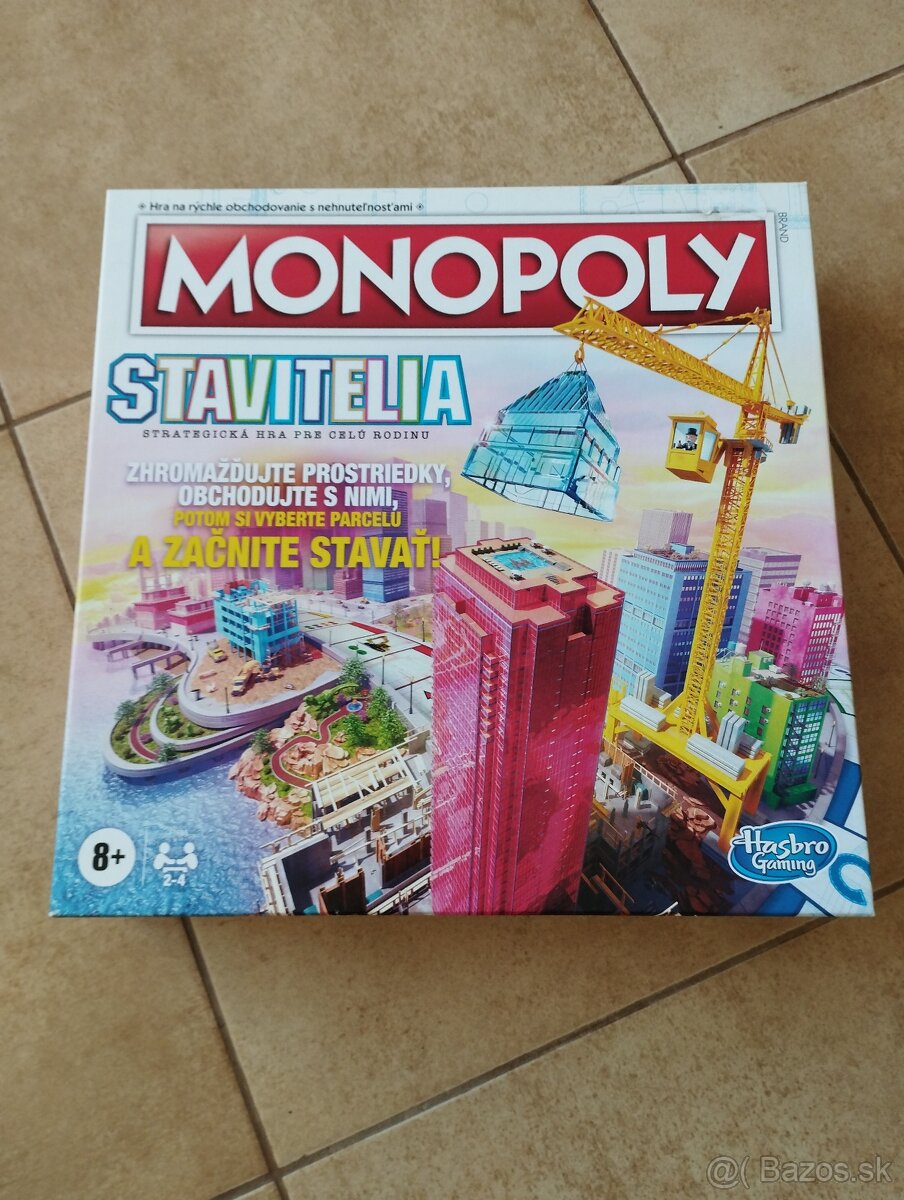 Spoločenská hra Monopoly stavitelia