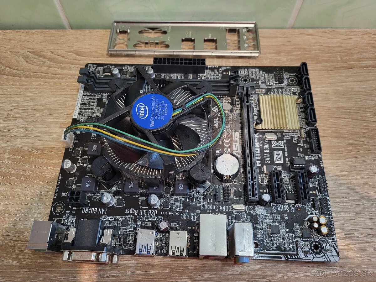 doska Asus H110M-K + i3-7100, socket LGA1151
