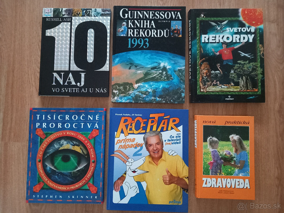 Staršie knihy po rodičoch, pekný stav - kus 2€