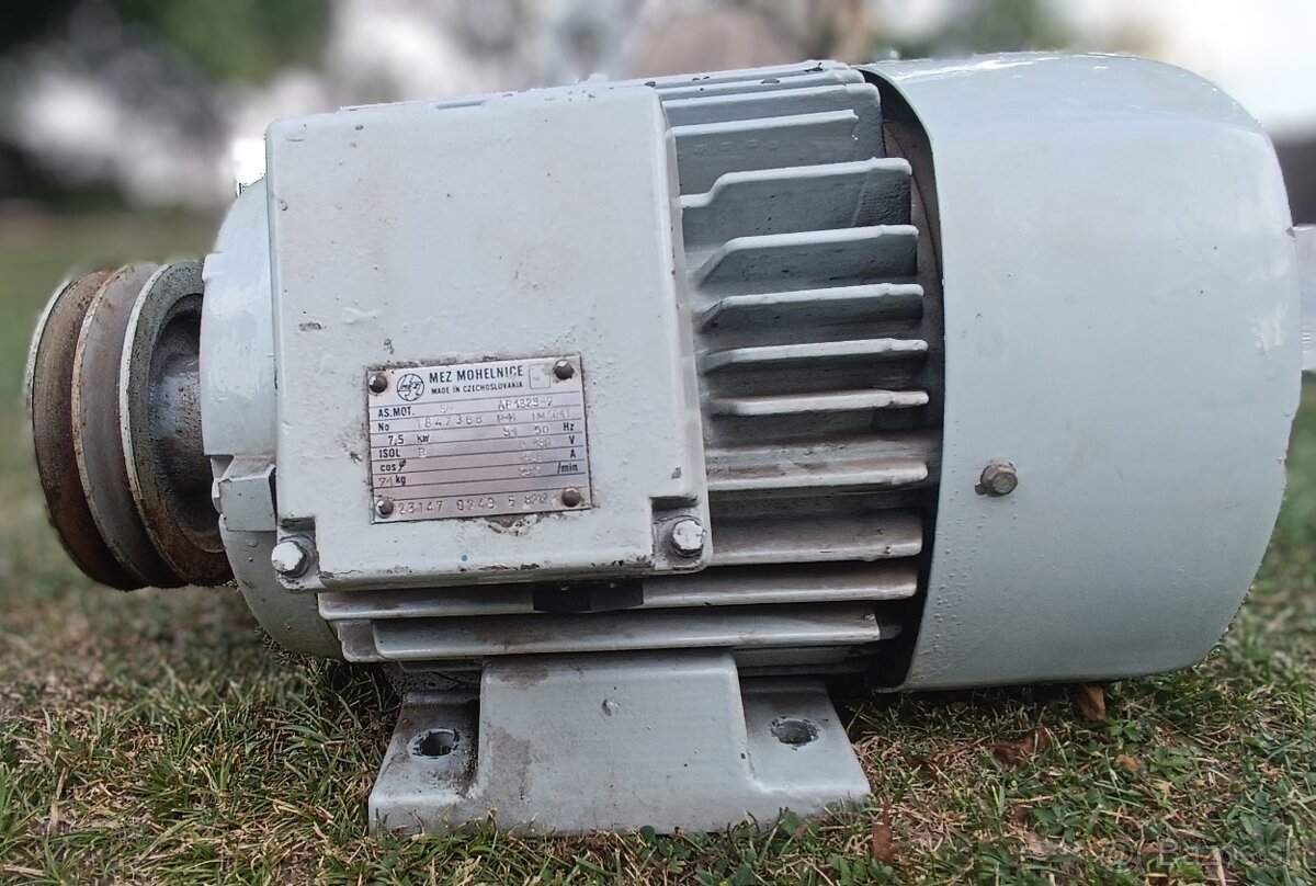 ⚡ Elektromotor 7,5kw / 2910 ot./min – trojfázový, ako nový