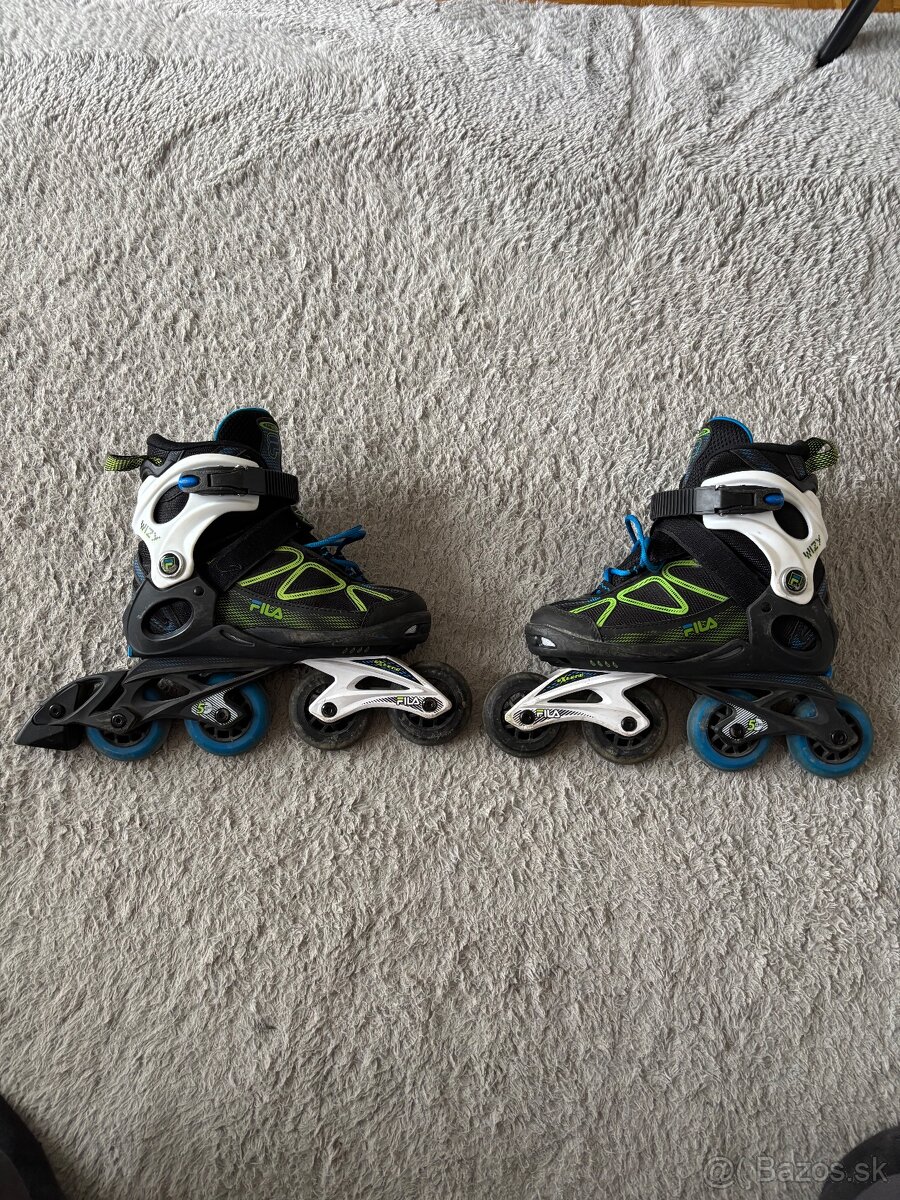 Detské kolieskové korcule nastavitelne