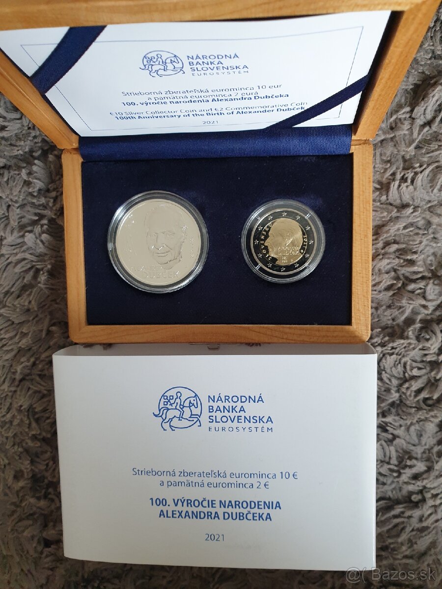 10€+2€ pamätná minca Slovensko 2021