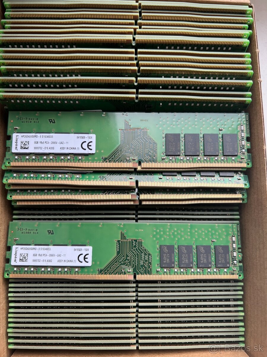 Kingston 8GB DDR4 moduly