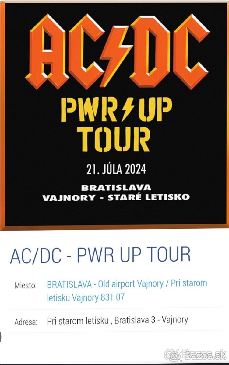 AC/DC power tour