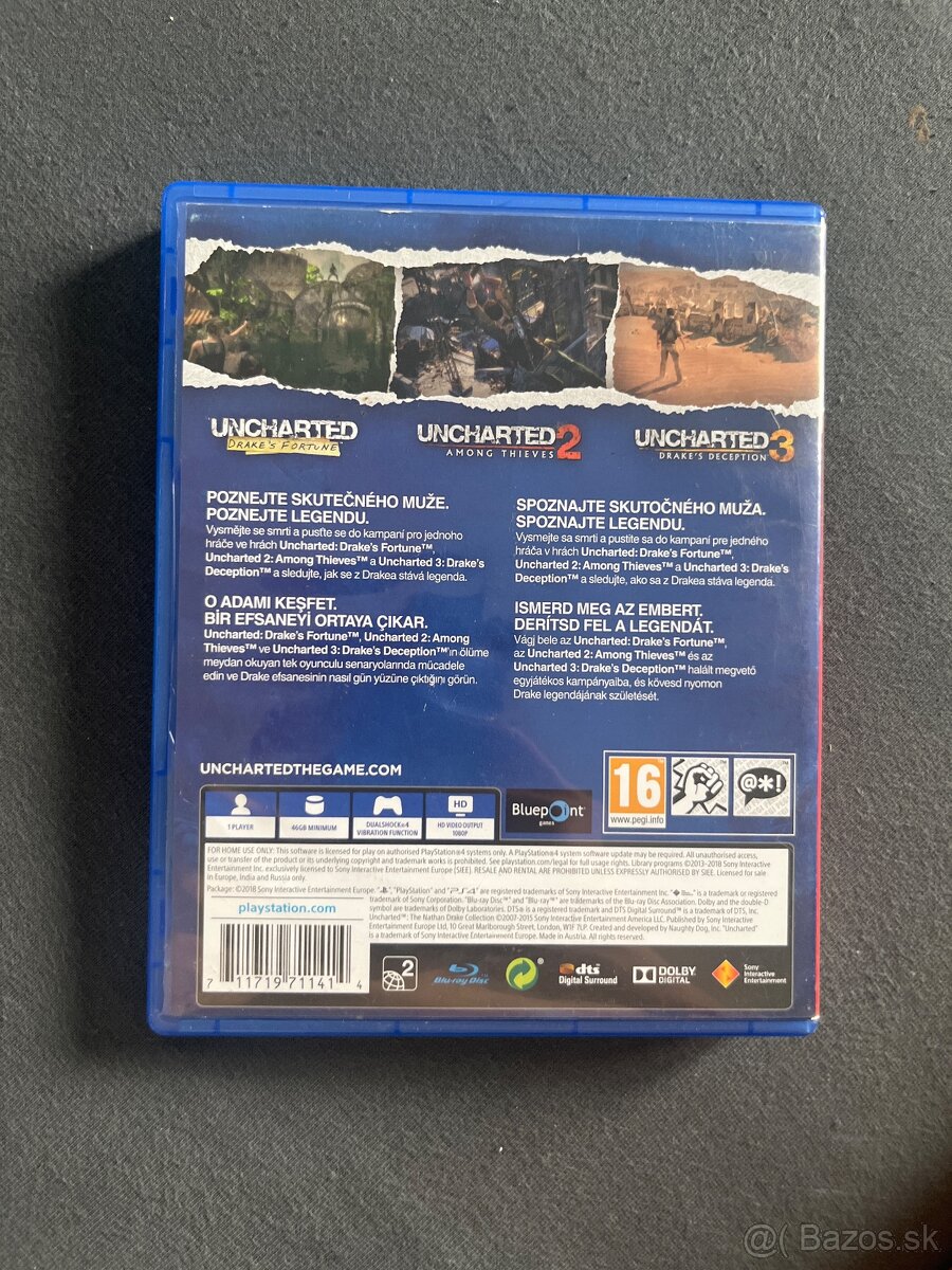 Ps4 hra uncharted nathan drake collection