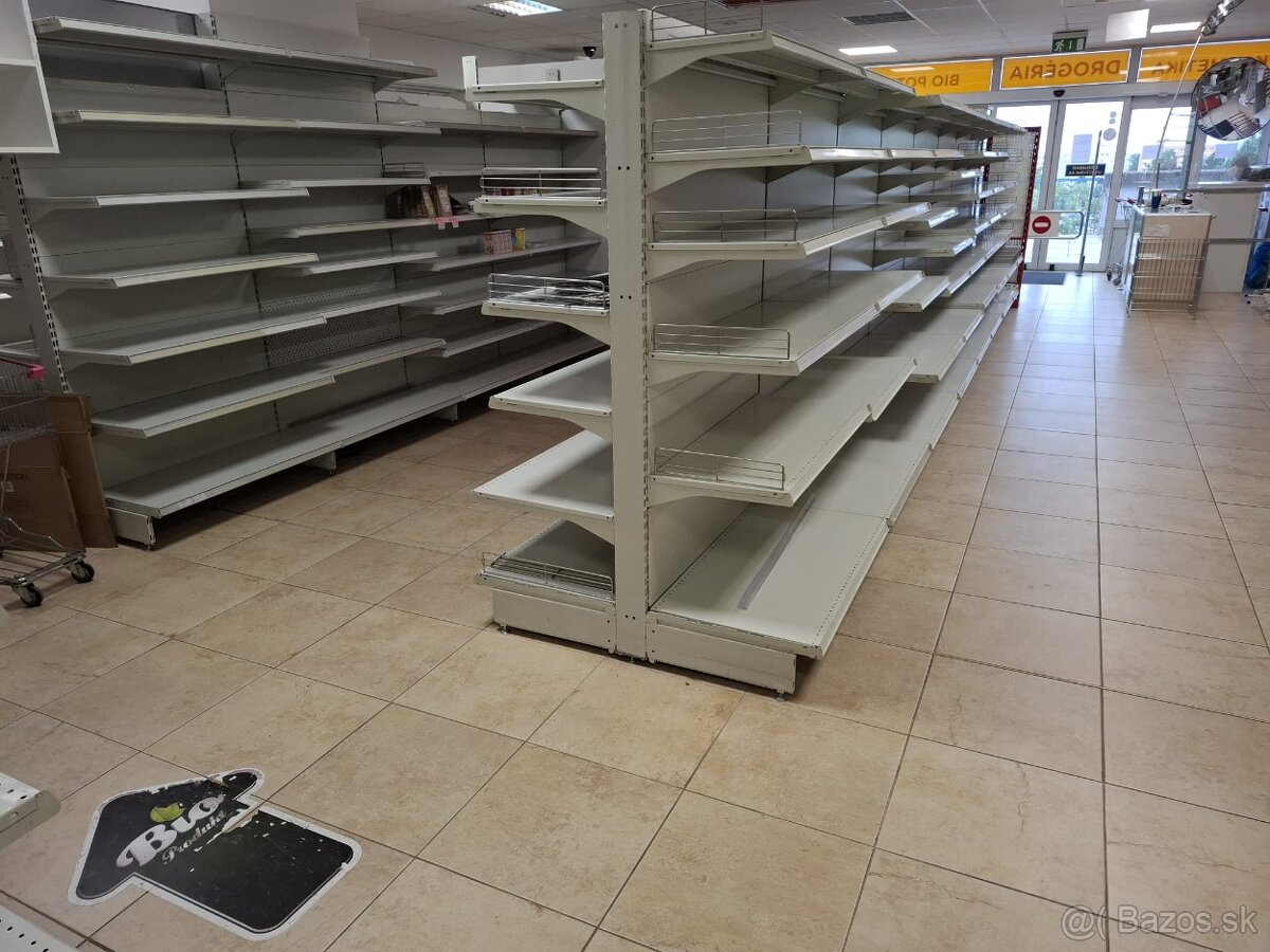 Predám obchodné regále do predajne (obchodu)