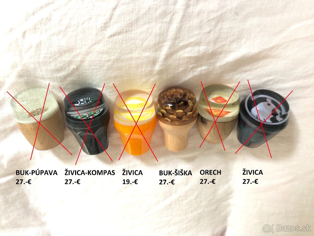 ozdobná hlavica radiacej páky škda, lada, žiguli