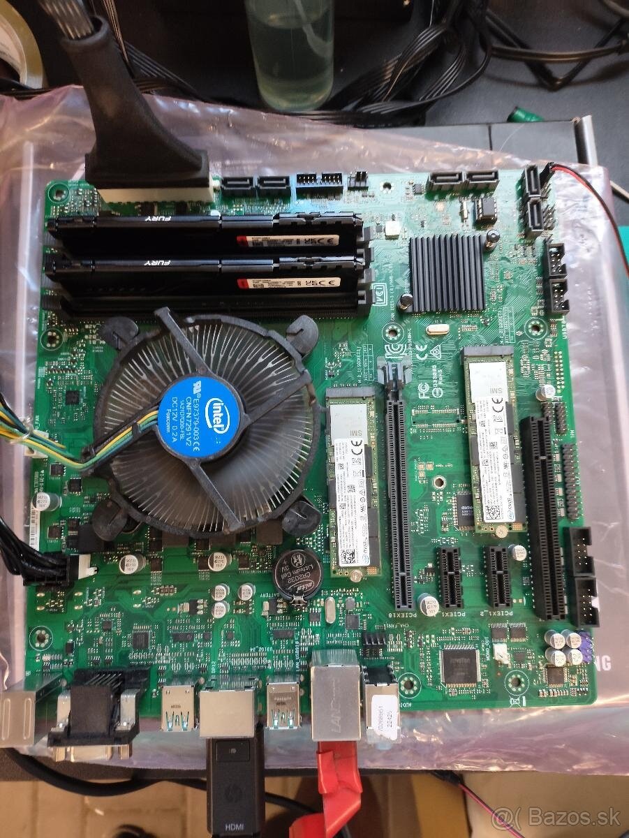 Asus B360M-C + procesor i3 8100 + SSD