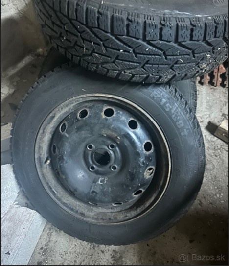 plechové disky 4x100 // zachovale PNEU 185/65 r15