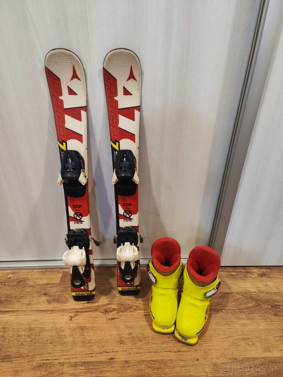 Detské lyže 70 + lyžiarky