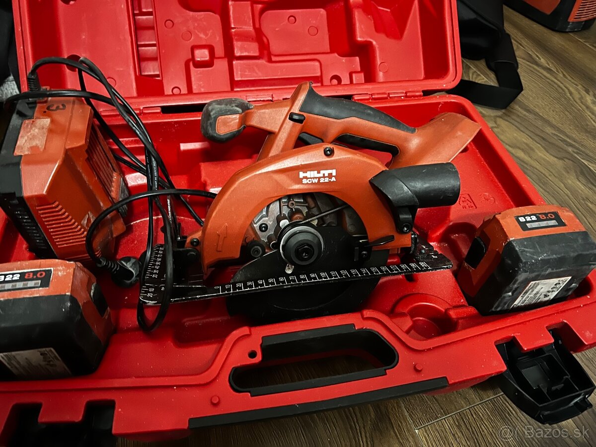 Hilti scw 22a aku okružní pila v setu