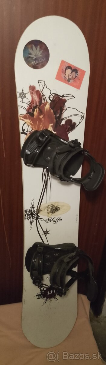 147 cm snowboard WESTIGE Maffia s viazanim