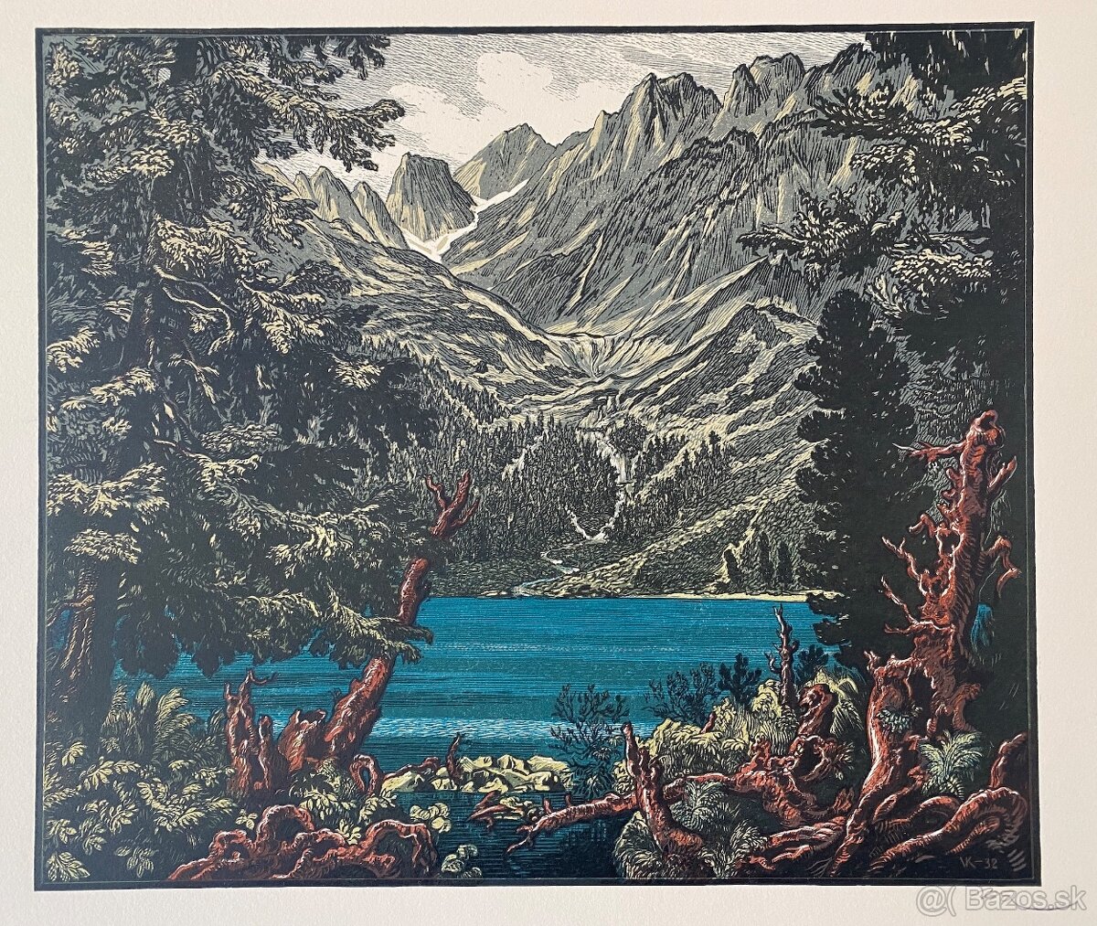 Karel Vik - U Popradského plesa v Tatrách