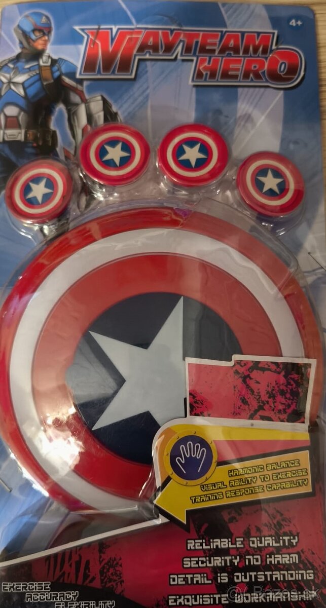 Avengers Kapitán Amerika magnetický štít