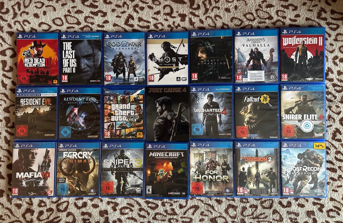 Disky na PlayStation 4 / PlayStation 5