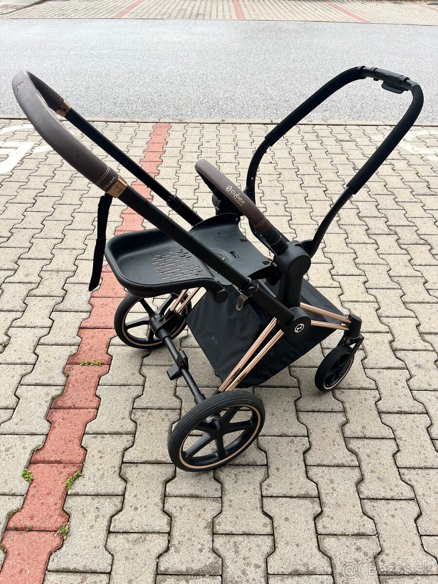 Cybex Priam rosegold s adaptermi