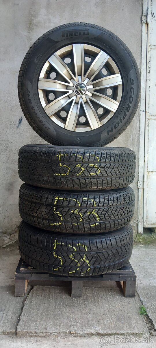 Plechove disky 5x112 r17 a zimne pneu 215/65 r17