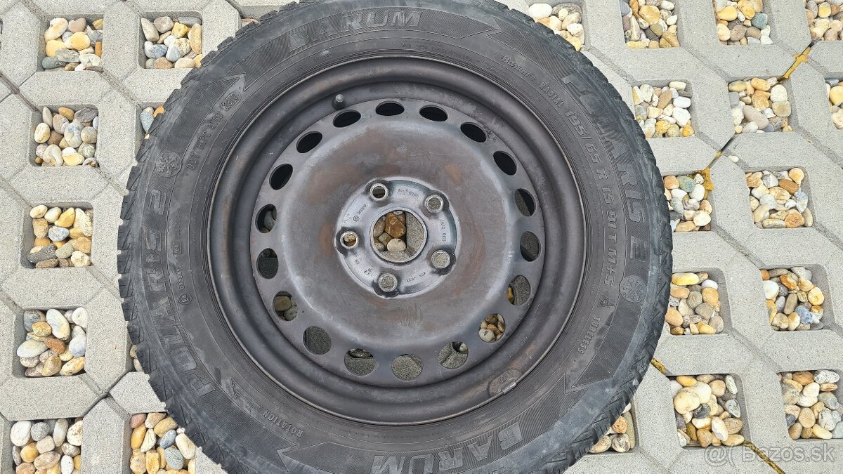 4 kusy 5x112r15 Disky plechové