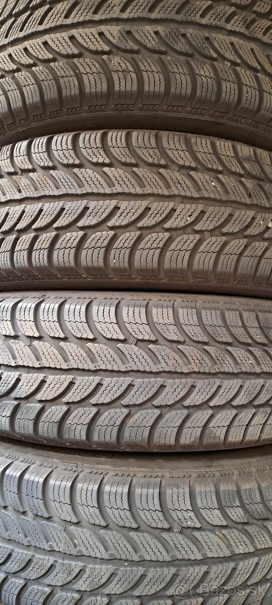 Predám 4ks jazdené zimné 185/70r14-88T Sava