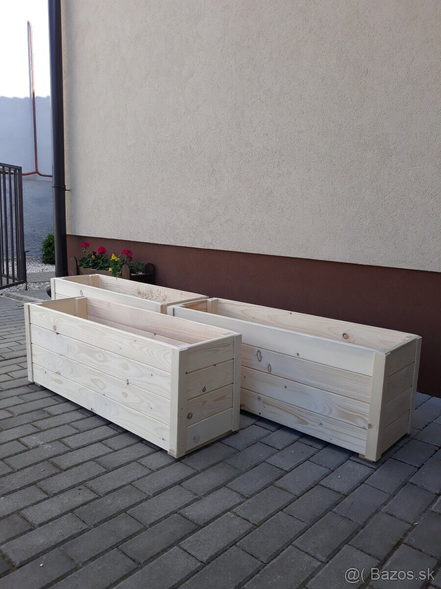kvetináč s dnom 100x40x30