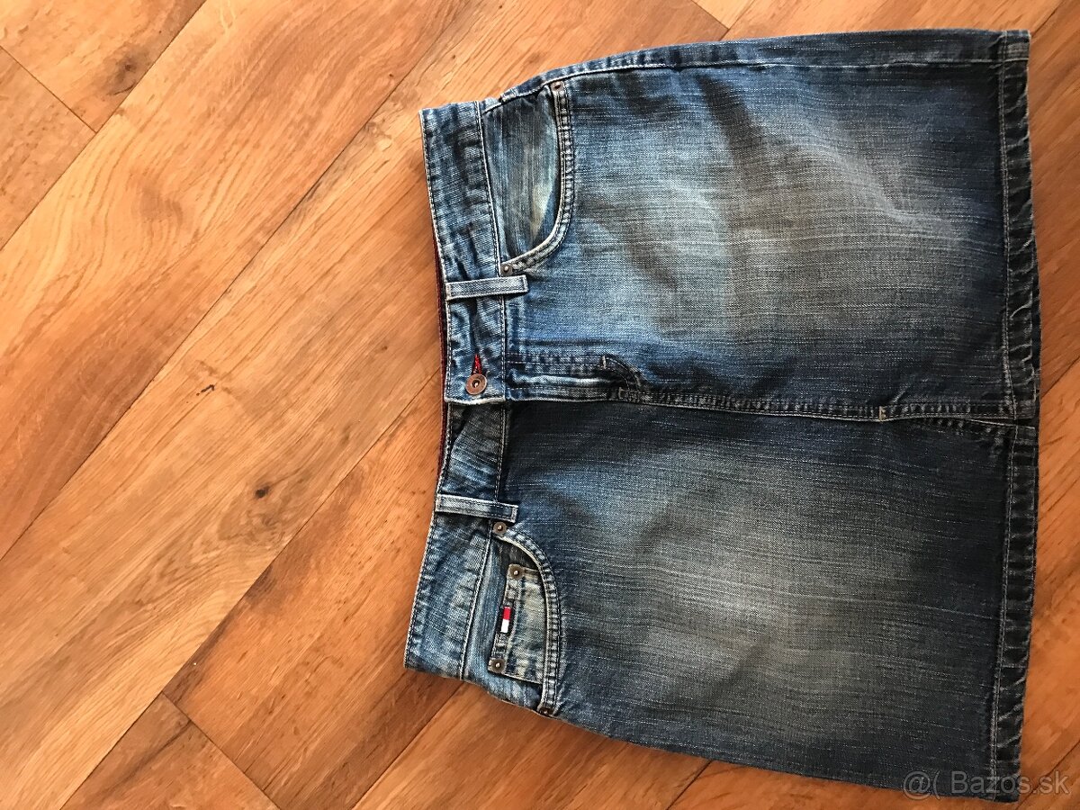 NOVÁ TOMMY HILFIGER originál riflova sukna S/M