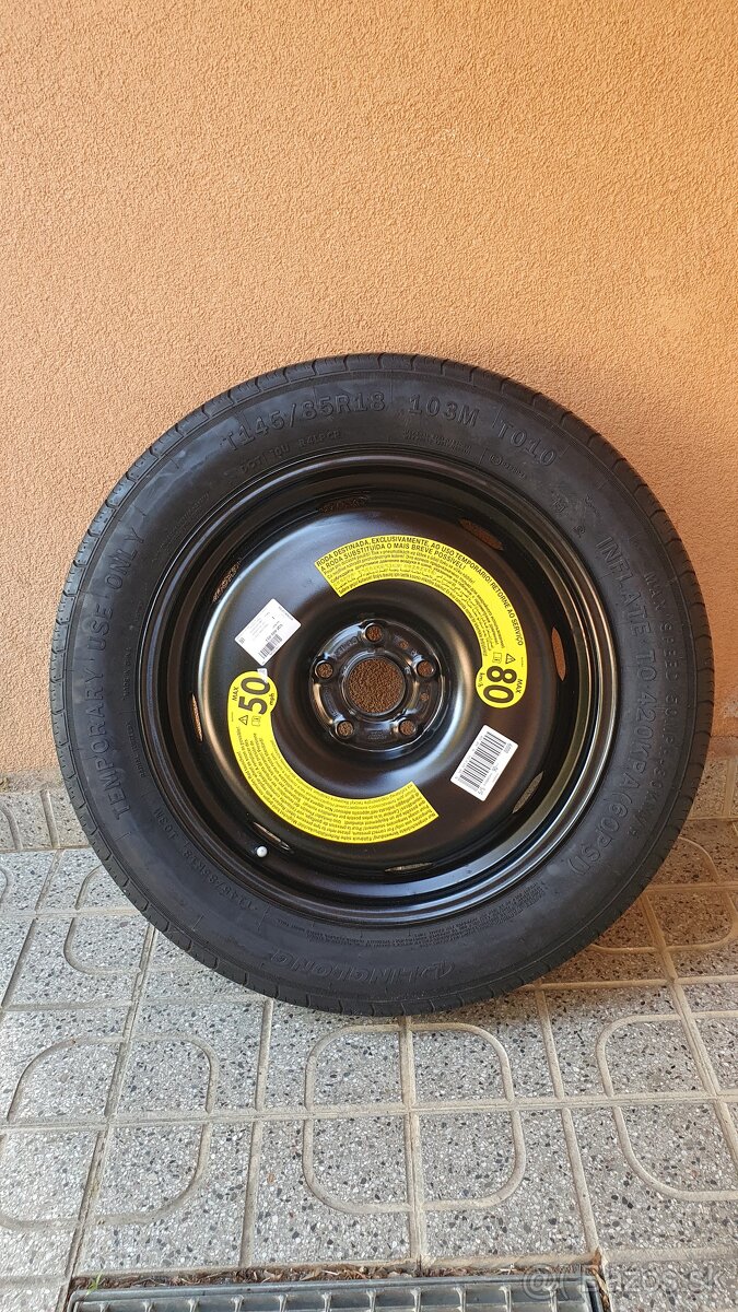 Dojazdové koleso 5x112r18