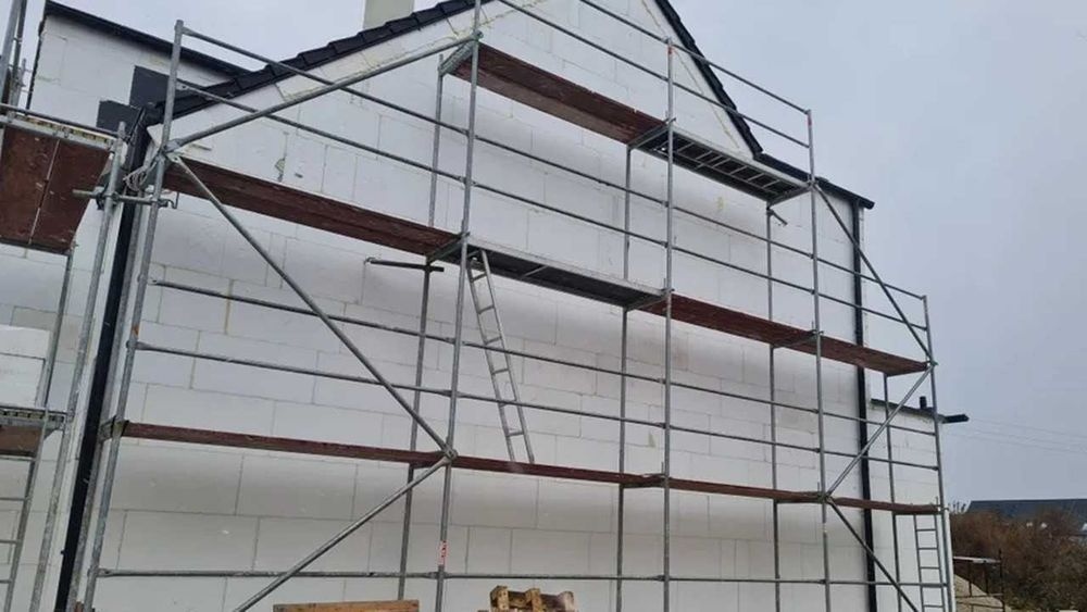 Predám nové pozinkované fasádne lešenie 79m2