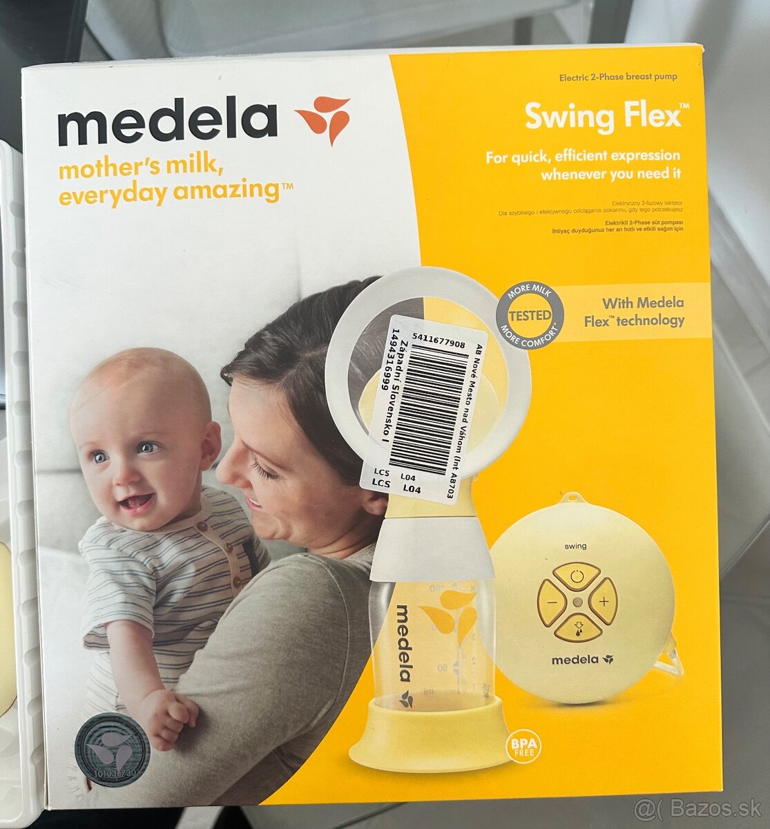 Predám odsávačku Medela Swing Flex