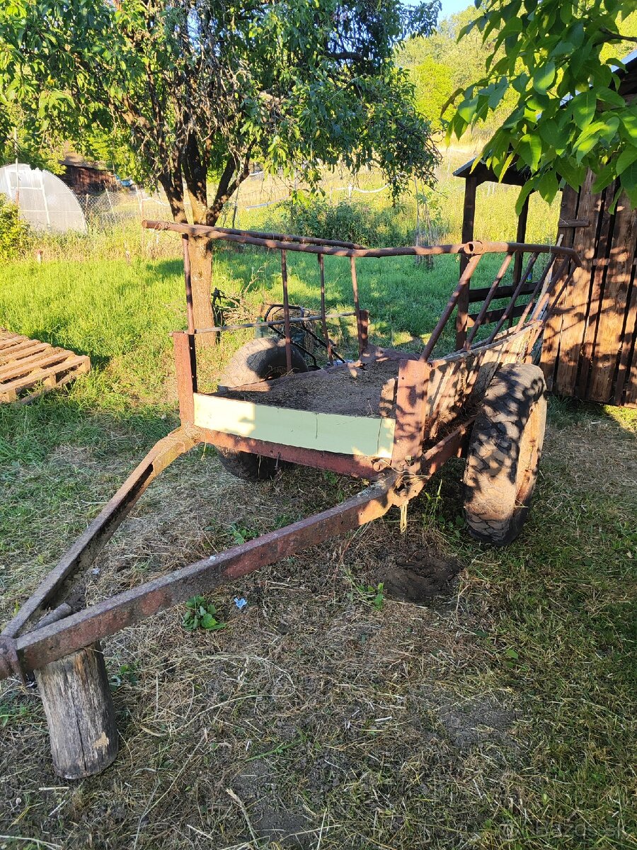 Vlečka, vozík, malotraktor, traktor