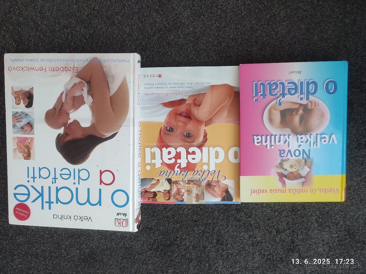 Predám knihy vhodné pre budúcu mamičku
