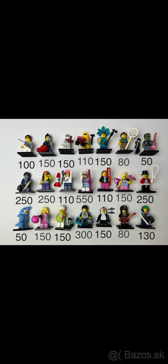 Lego sběratelské minifigurky, sada 8