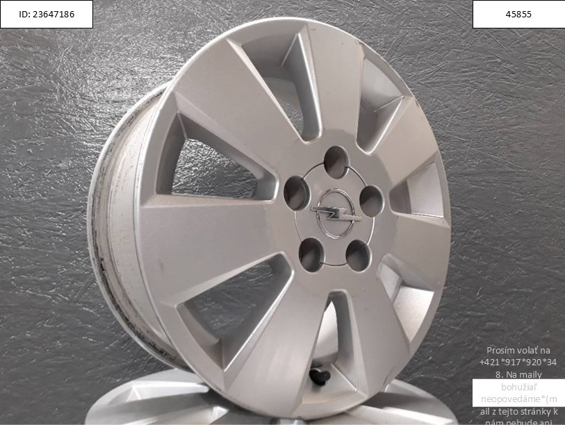 Opel originál alu disky 6J R15 5x110 ET43 1256
