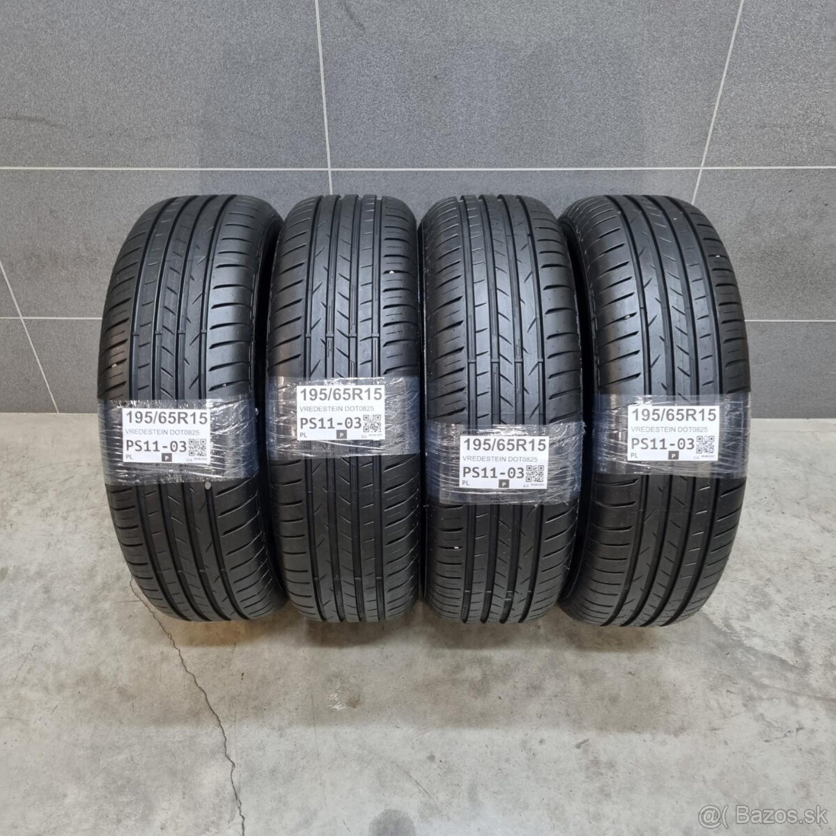 Letné pneumatiky 195/65 R15 VREDESTEIN DOT0825
