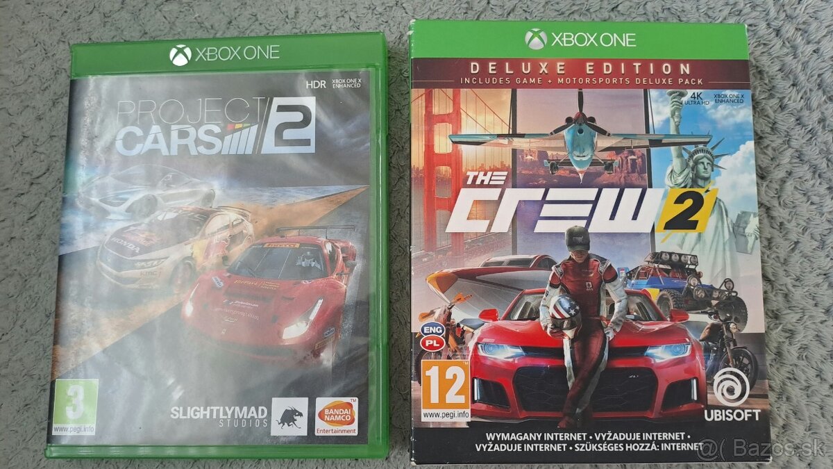 The Crew 2, Project cars2 Xbox one