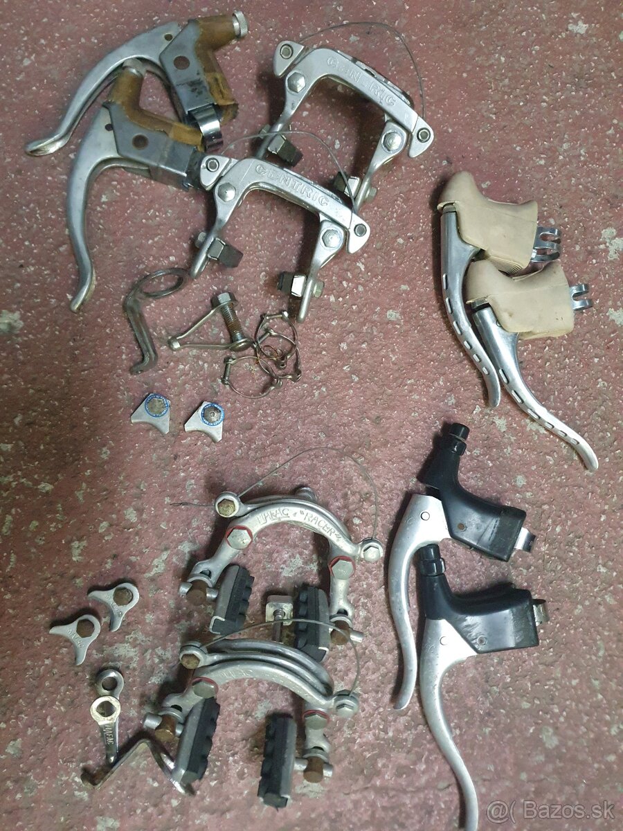 Brzdy na vintage bicykel