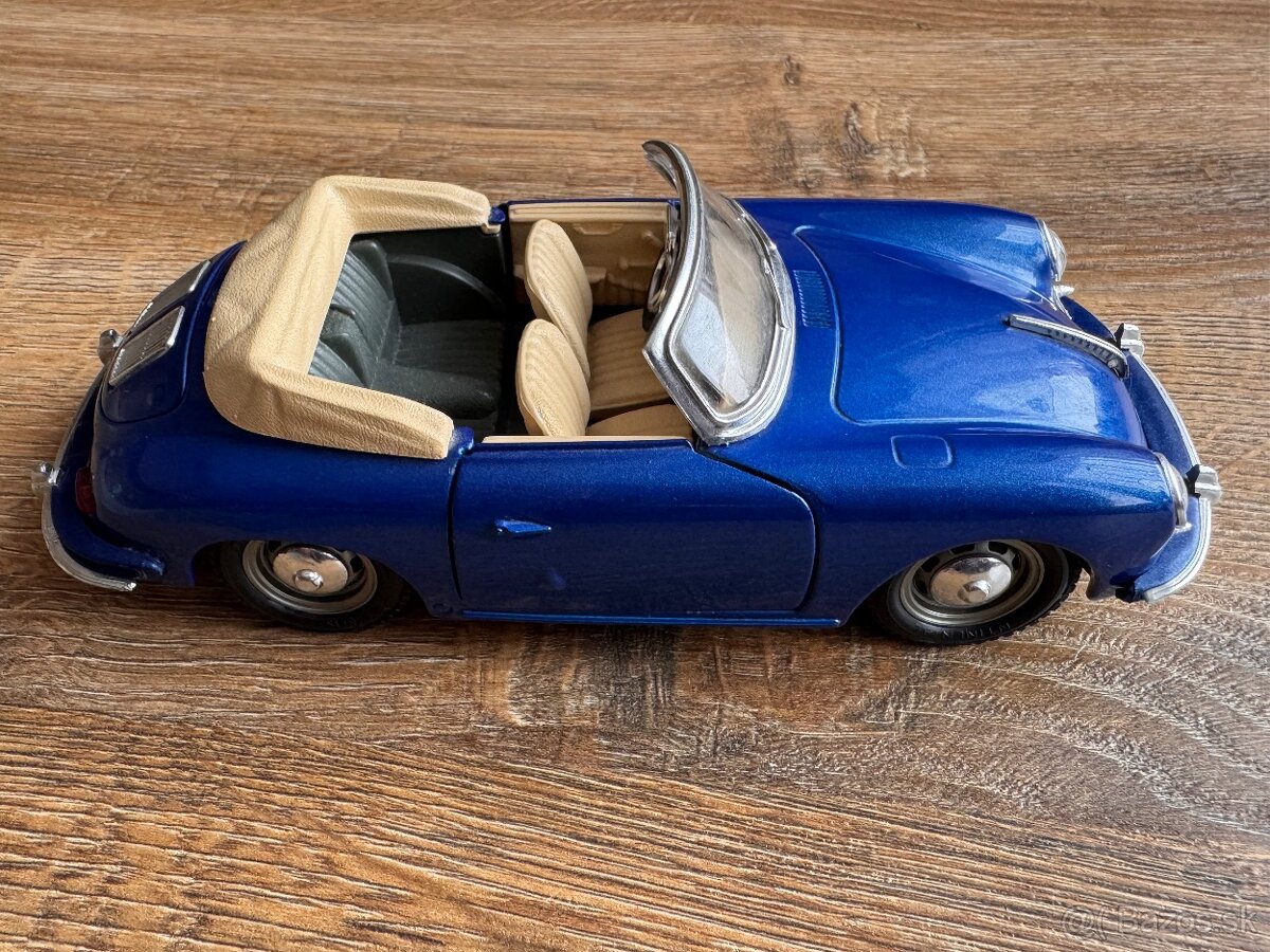 Sběratelský kovový model Porsche 356 B (1961).