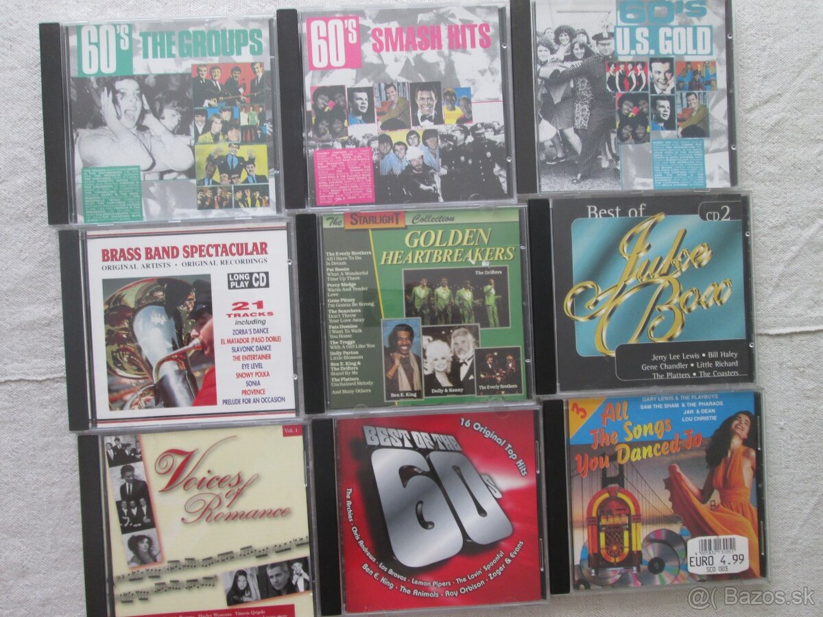oldies pop & rock : compilations (výbery). 20 cd Hits