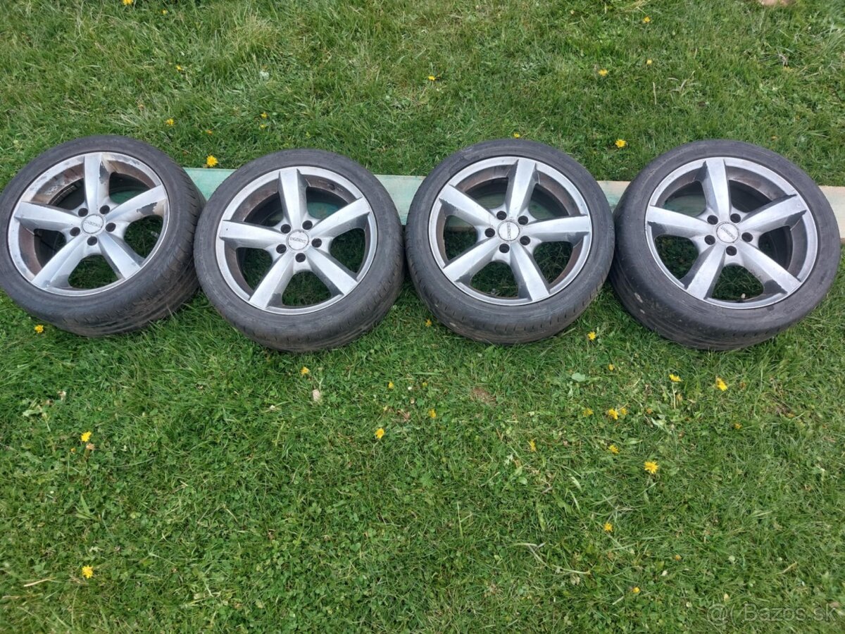 Predám hliníkové disky DEZENT, rozteč 5x110, R17