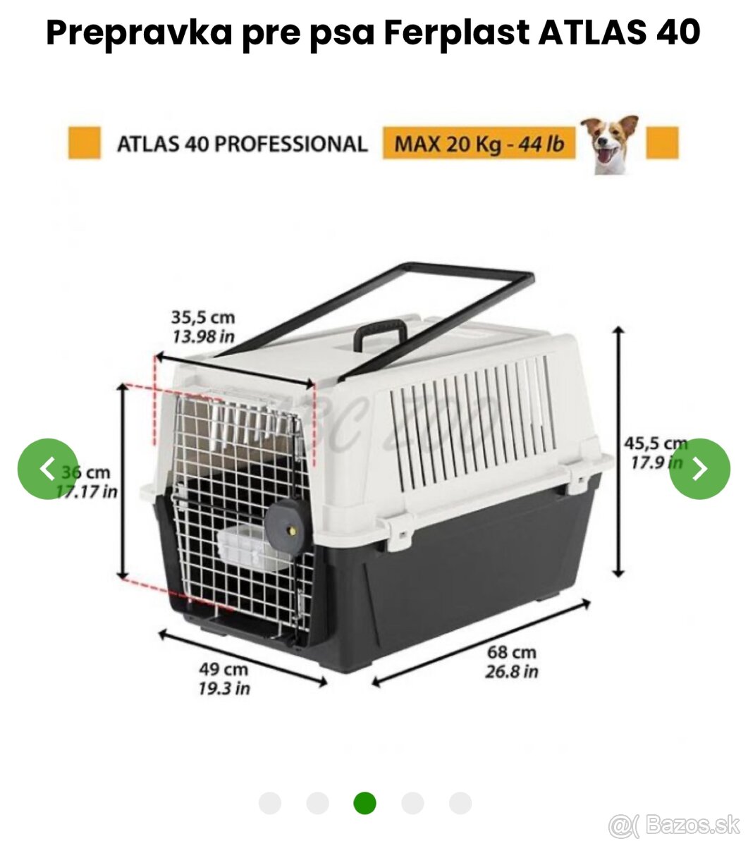 Predam prepravku Atlas 40