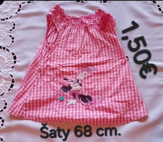 Ružové Minnie šaty