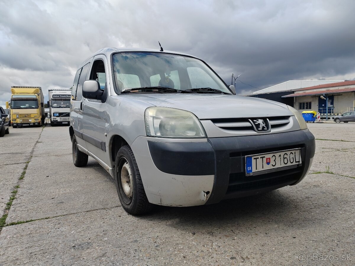 Peugeot Partner 1.9d / 51kw (hladký diesel)
