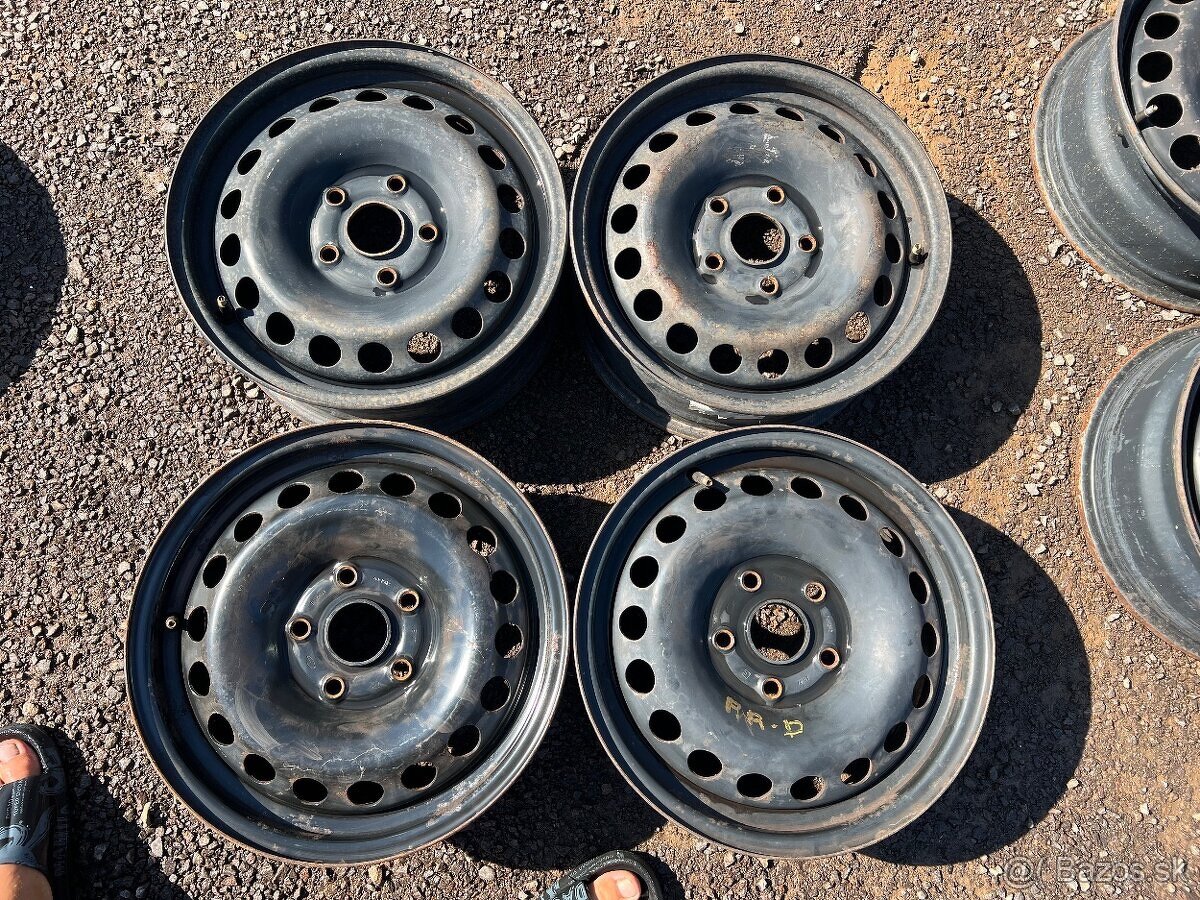 Predám plechače 5x112 R15 na VW golf 5 golf+ Jetta, Škoda