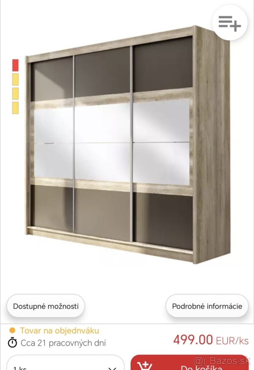 Šatníková skriňa