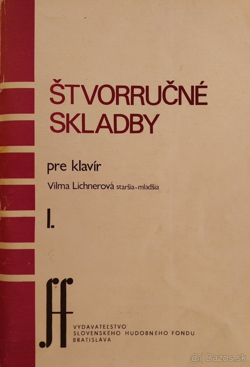 Predám brožúru Štvorručné skladby