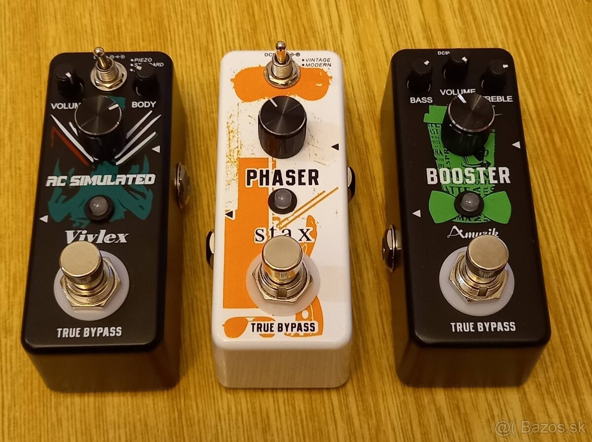 RC Simulated, Phaser, Booster.