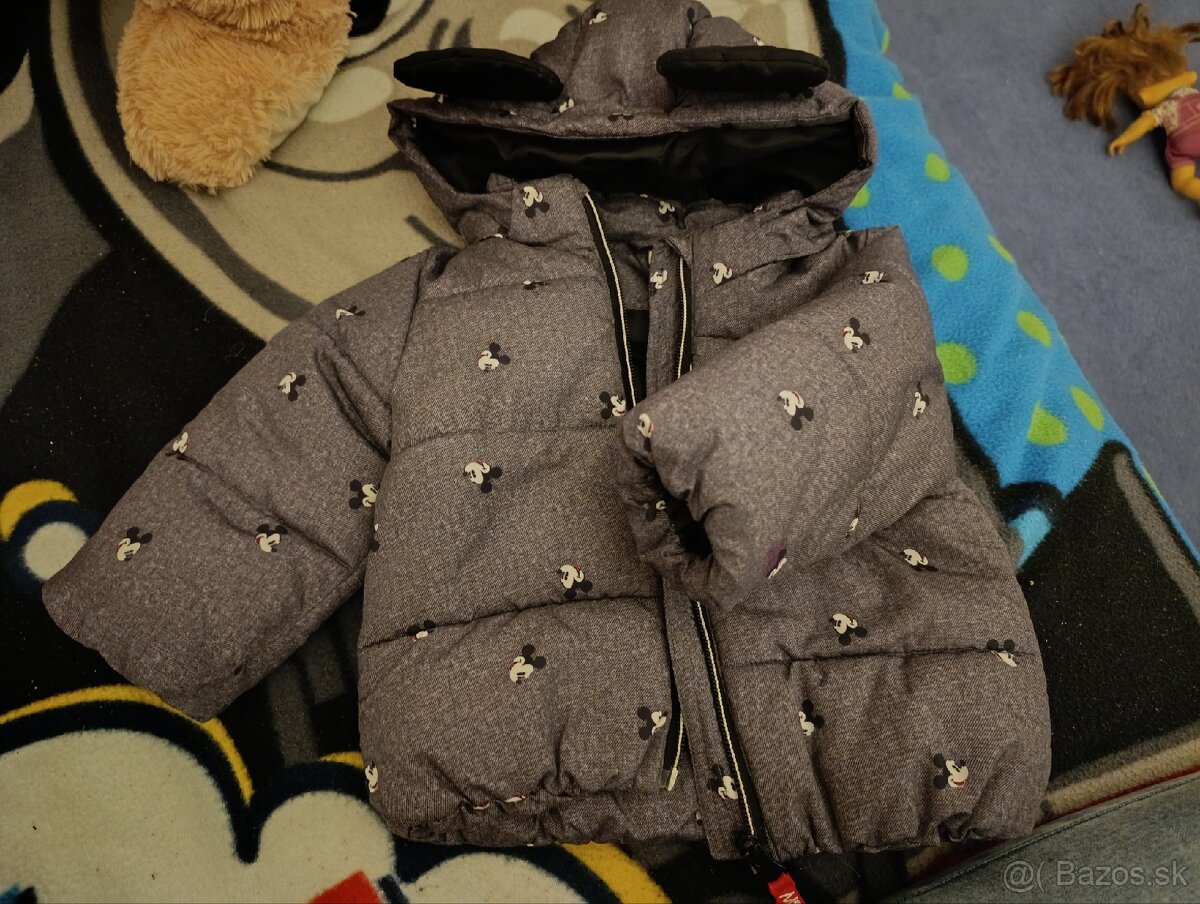 detské bundy 6-9 mesiacov