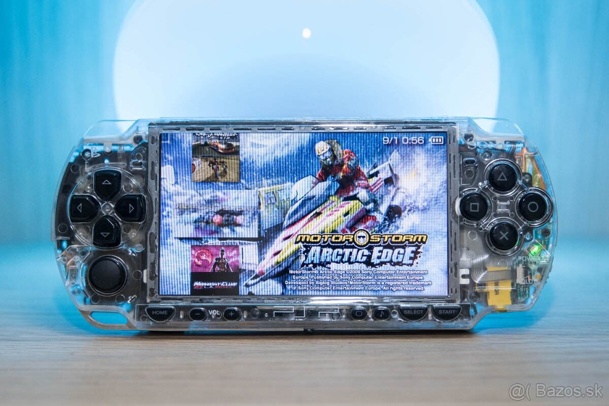 Sony PSP 2004 clear 64 GB | PS Vita joystick